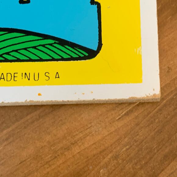 Playskool Puzzle Grover Hot Air Balloon Sesame Street Vtg 10 Wooden Pieces 1979 - Picture 10 of 11